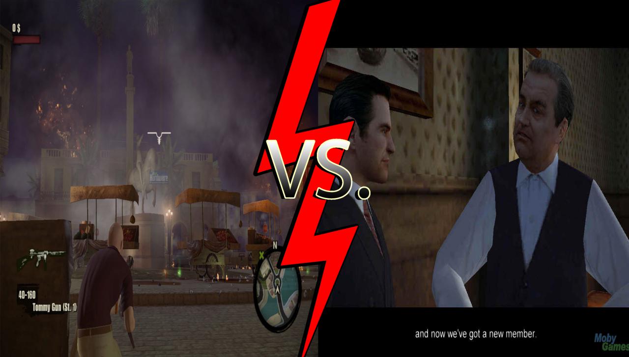 [18/04/2012] Der Pate vs. Mafia: Nach GTA 3 überschüttete die Spieleindustrie alle Fans mit unzähligen Gangsterspielen wie Der Pate, Scareface oder Mafia. Letzterer war ohne Zweifel das stärkste Mafia-Spiel auf dem Markt, musste den Thron aber immer wieder gegen die Emporkömmlinge verteidigen.