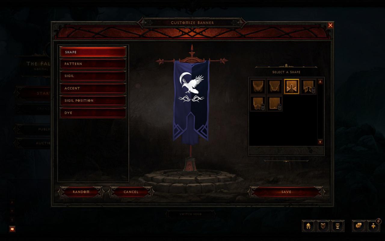 [20/04/2012] Das Banner: Im Multiplayer erfüllt das Banner den Zweck des alten Stadtportals. Spieler können darauf klicken und sich automatisch zu Ihrer aktuellen Position teleportieren. Wenn Ihnen Individualität wichtig ist, sollten Sie einige Minuten auf ein eigenes Design verwenden. Ansonsten brauchen Sie dem Banner in der Beta keine weitere Aufmerksamkeit witmen.
