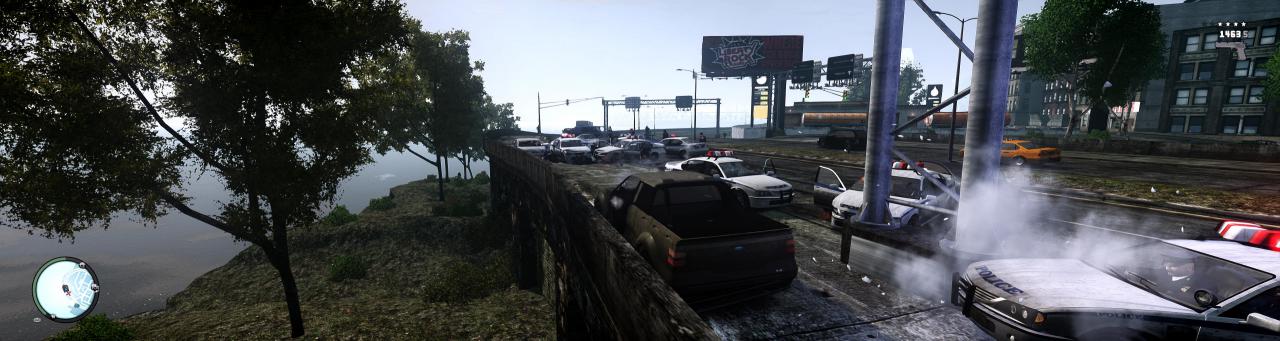 [13/04/2012] GTA 4 (Nvidia Surround; SMAA; DX9; 75% JPEG-Kompression) von -Lucky+Devil- (1)