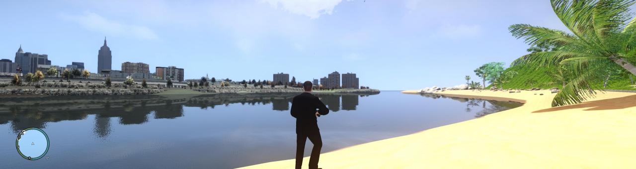 [13/04/2012] GTA 4 (Nvidia Surround; iCEnhancer 2.0 mit SMAA; DX9; 75% JPEG-Kompression) von -Lucky+Devil- (2)