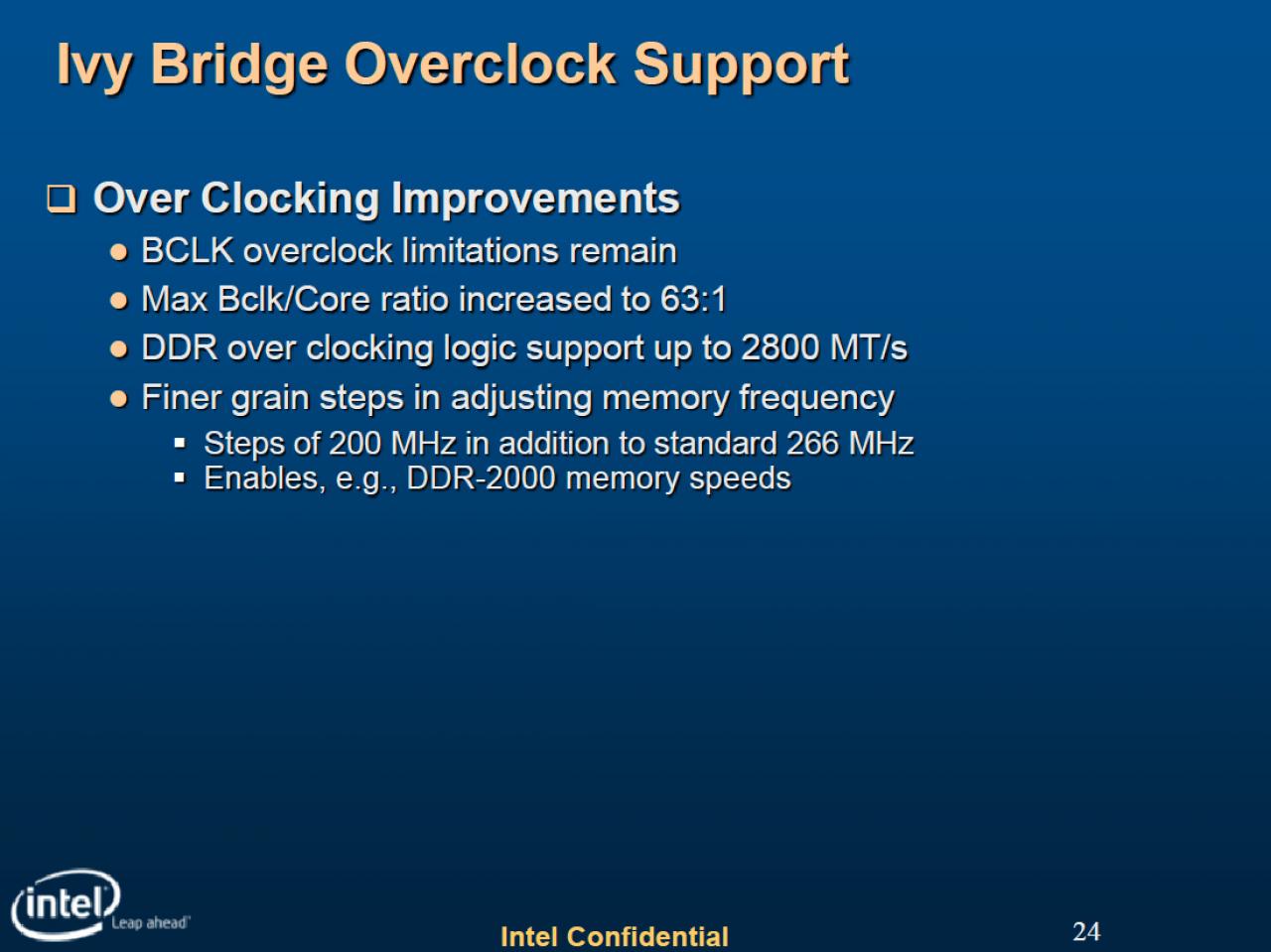 [23/04/2012] Ivy Bridge und Overclocking