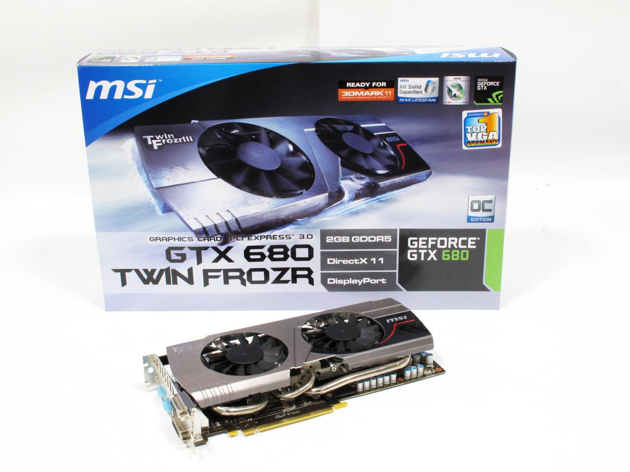 [23/04/2012] MSI N680GTX Twin Frozr 2GD5/OC: Übertaktete Geforce GTX 680 mit Twin Frozr III (1)