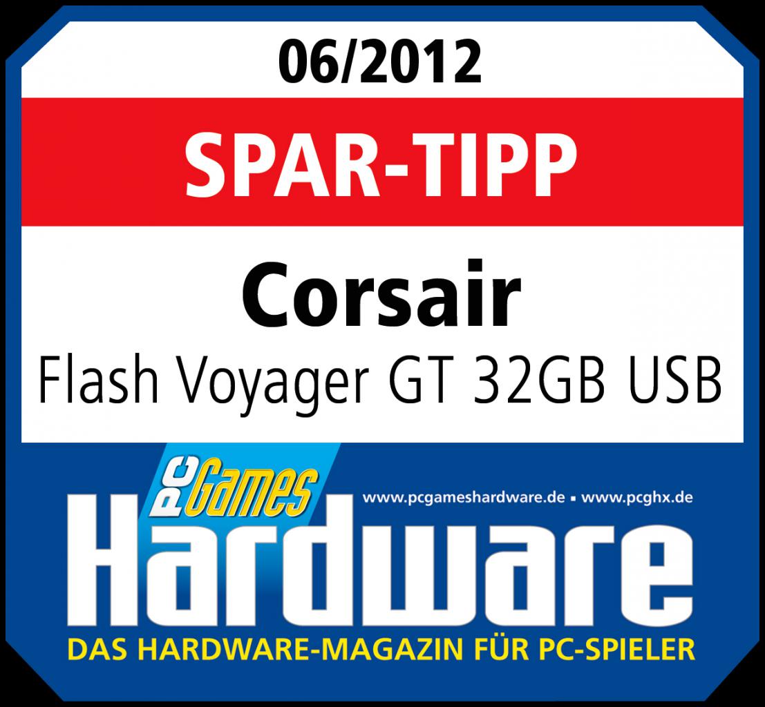 [24/04/2012] ... ist ein Preis-Leistungs-Tipp. (Corsair Flash Voyager GT 32GB USB 3.0)