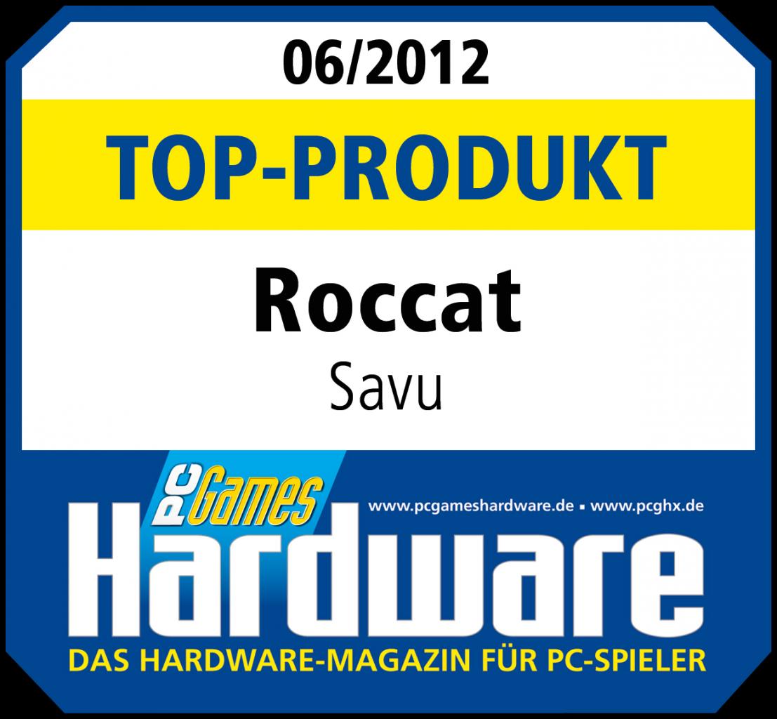 [24/04/2012] ... erhält eine Top-Produkt-Auszeichnung. (Roccat Savu)