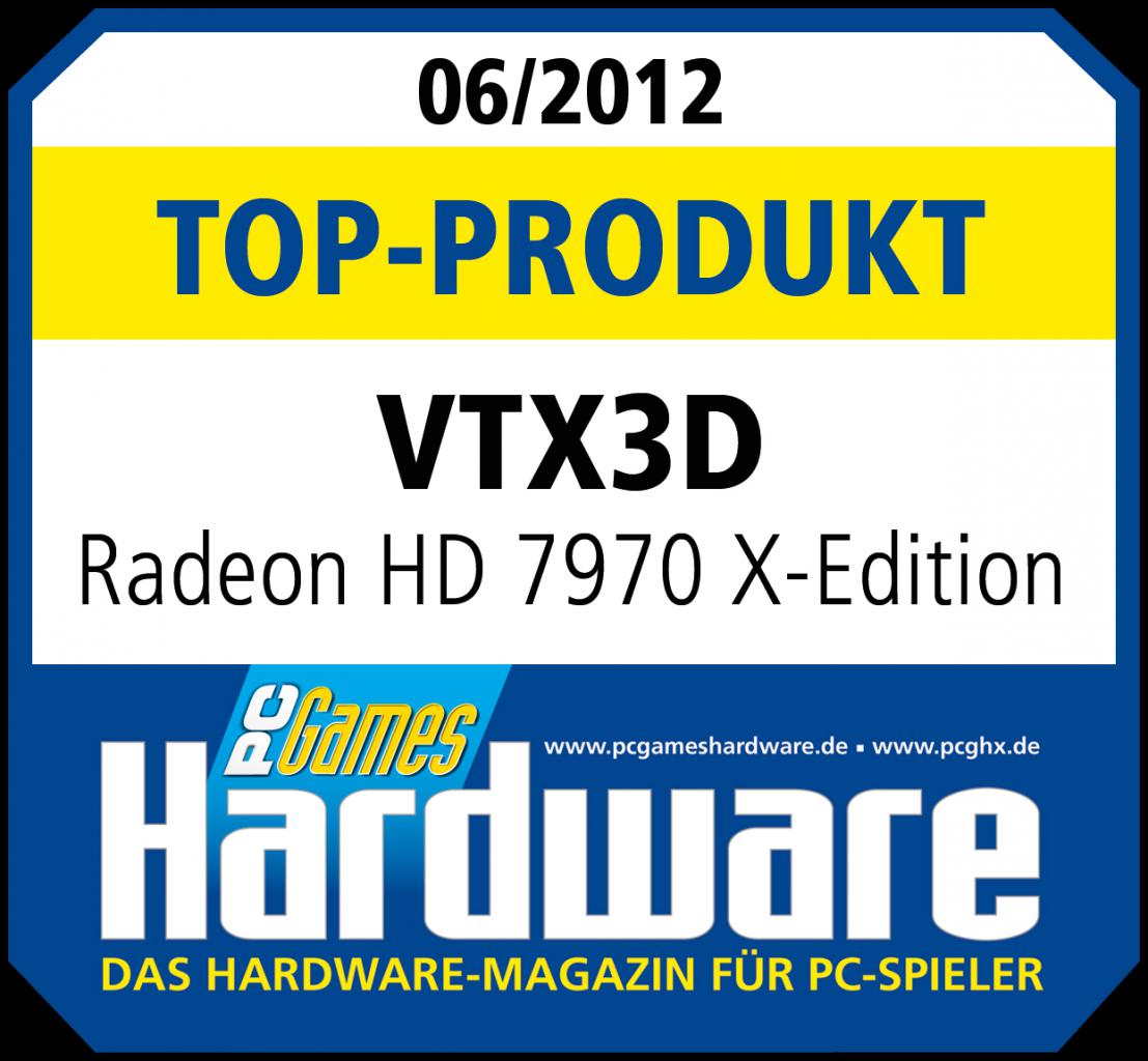 [24/04/2012] ... ein Top-Produkt-Award erkämpfen. (VTX3D Radeon HD 7970 X Edition)