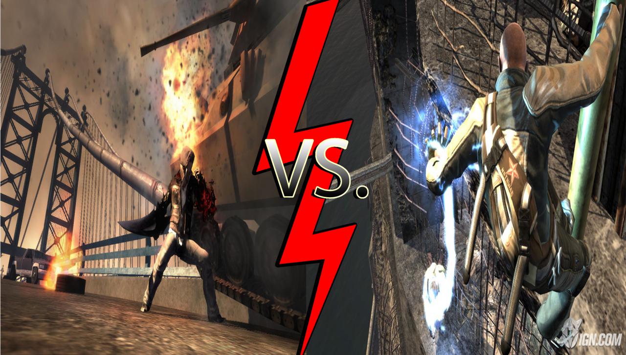[18/04/2012] Prototype vs. Infamous: Zwei bösartige Superhelden kämpfen seit ungefähr drei Jahren um die Gunst der Spielefans. Während sich Prototype auf allen drei Plattformen austoben darf, ist der Held von Infamous auf die Playstation 3 beschränkt, kann dort allerdings beachtliche Verkaufszahlen vorweisen.