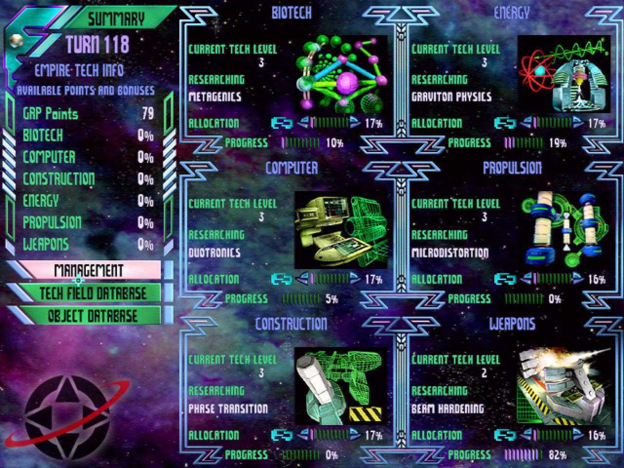 [03/04/2012] Im beliebten Strategiespiel Star Trek Birth of The Federation aus dem Jahre 1999 kämpften die Föderation, Klingonen, Romulaner, Cardassianer und die Ferengie rundenbasiert um die intergalaktische Vorherrschaft. Über einen inoffiziellen XP-Patch ist das Spiel auch unter Windows 7 noch lauffähig. 
