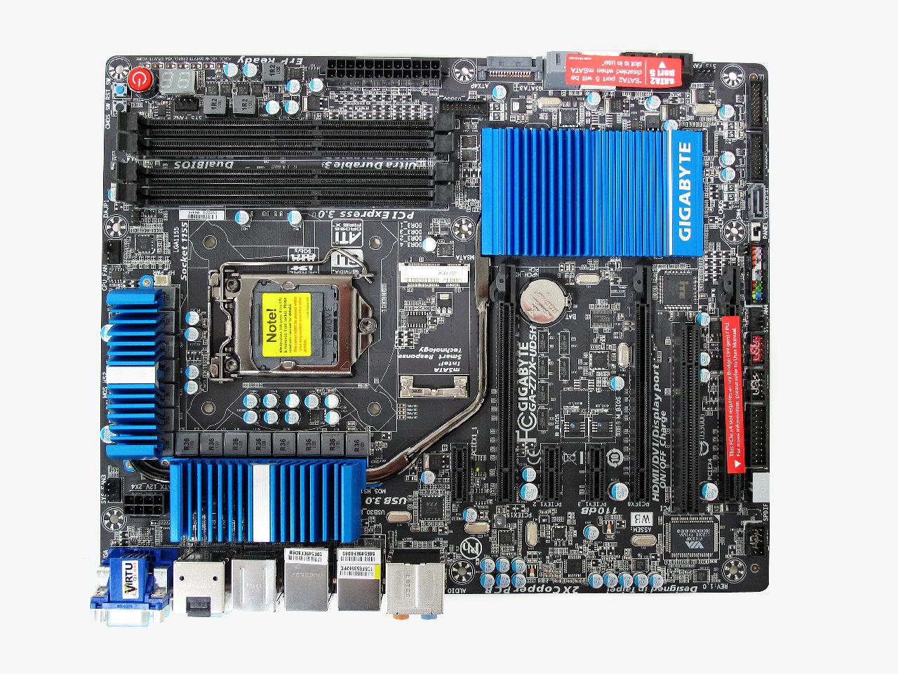 [24/04/2012] Das Gigabyte GA-Z77X-UD5H gehört zu den besten Mainboards und ...