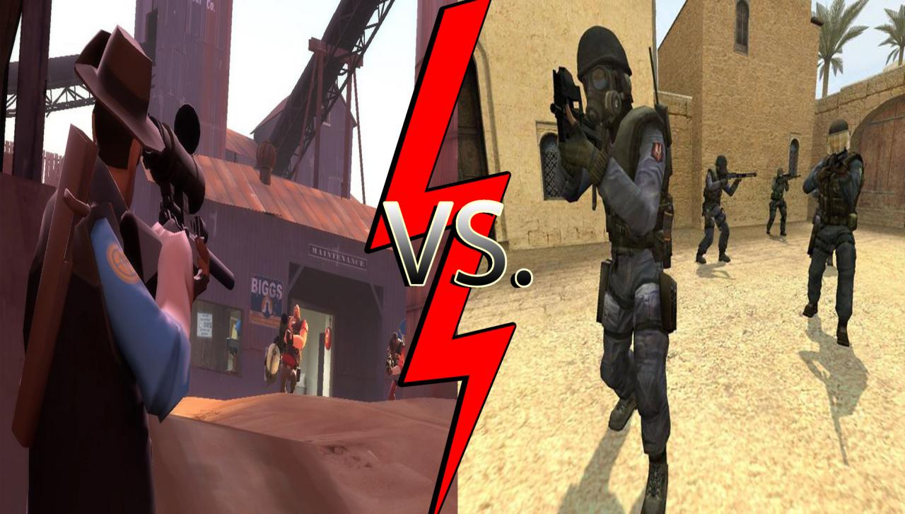 [18/04/2012] Team Fortress vs. Counter-Strike: Diese beiden Titel kämpfen auf einer ganz besonderen Plattform gegeneinander. Counter-Strike ist bei Steam immer noch das meistgespielte Multiplayer-Game, dicht gefolgt von Team Fortress 2. Die beiden Valve-Titel lassen dabei Blockbuster wie Modern Warfare, Skyrim oder Civilization weit hinter sich.