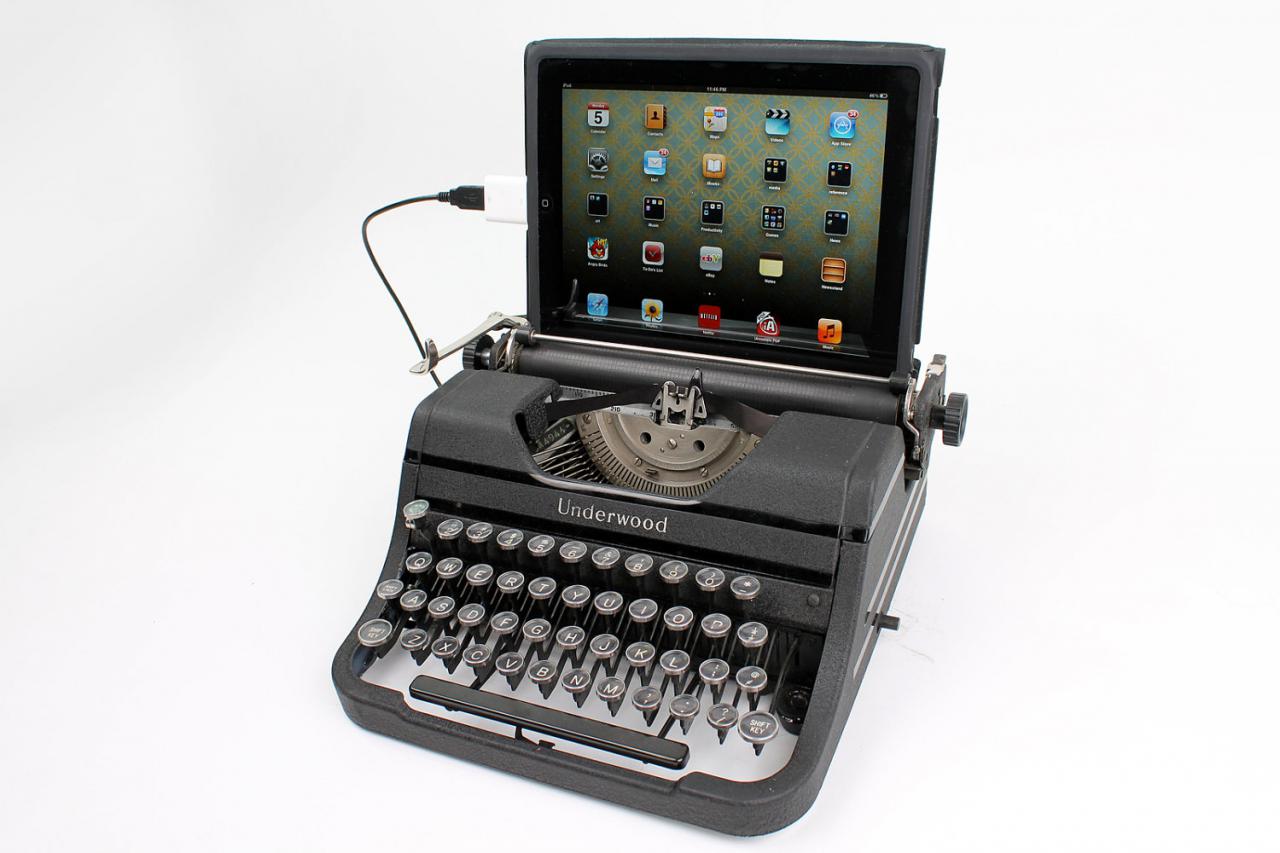 [02/04/2012] Tüftler bietet antike Schreibmaschinen für PC als Tastatur-Ersatz an (1) (8)