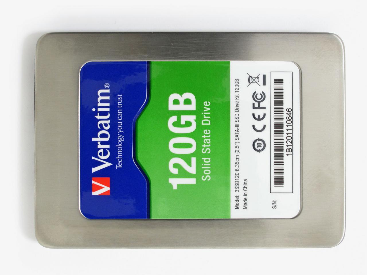 [20/04/2012] Preis-Leistungs-Tipps um 120 GByte: Verbatim SATA III SSD 120G, ca. 135 Euro