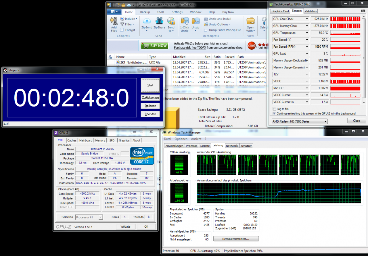 [25/04/2012] Winzip 16.5 mit OpenCL-Beschleunigung