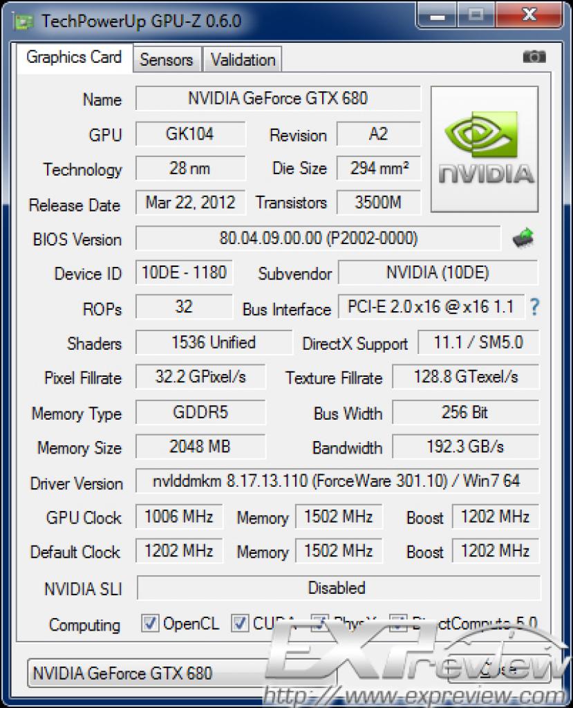 [02/04/2012] Zotac GTX 680 Extreme Edition: Werksseitig 1,2 GHz GPU-Takt und bis zu 1,5 Volt möglich - Youtube-Video (5)