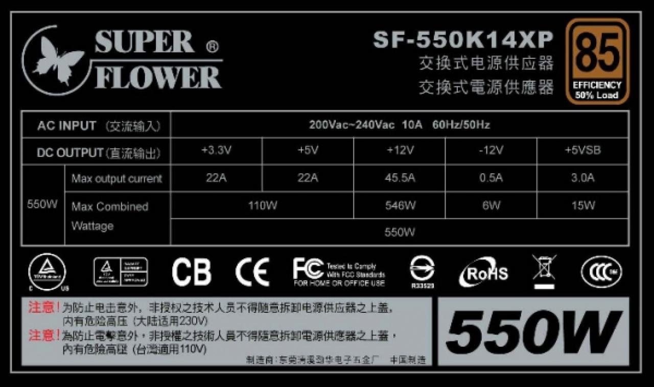 [18/04/2012] Super Flower stellt modulares 550-Watt-Netzteil SF-550K14XP vor (2)