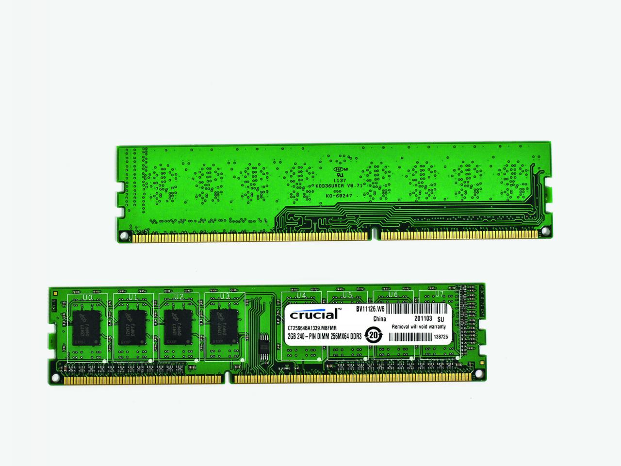 [10/05/2012] Preis-Leistungs-PC Intel: RAM: Crucial DIMM CT25664BA1339 (2 x 2 GiByte DDR3-1333) - Ca. € 20,-
