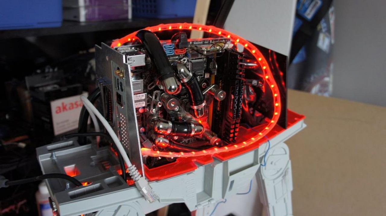 [16/05/2012] Spektakuläre Star-Wars-Casemod: Mini-PC in AT-AT mit echtem Laser (153)