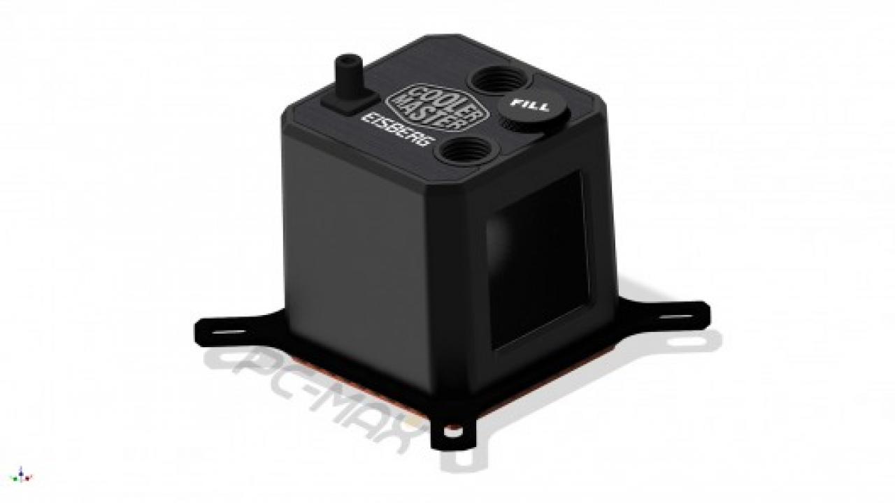 [10/05/2012] Kompaktwasserkühlung: Preview zum Cooler Master Eisberg enthüllt