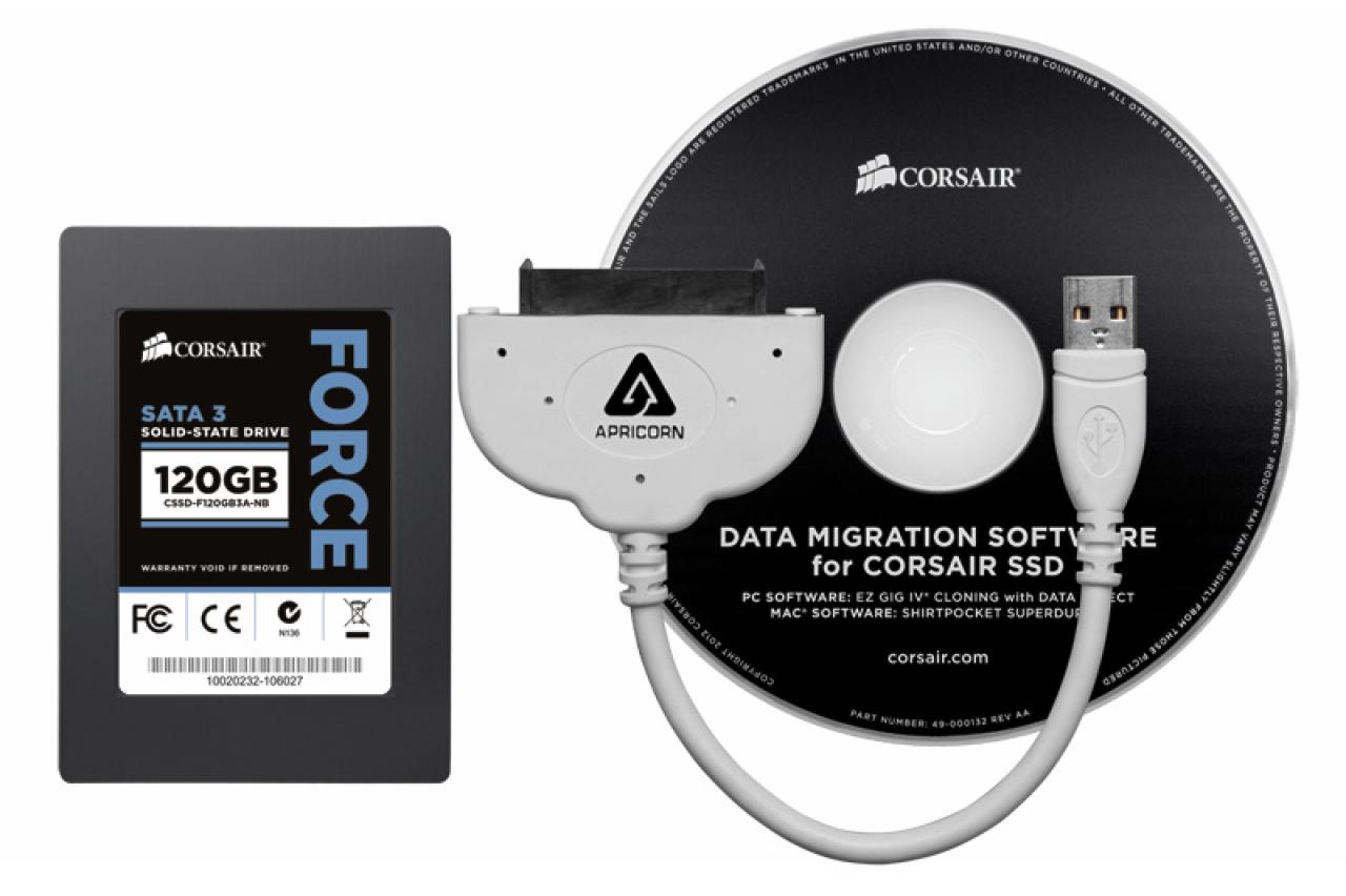 [25/05/2012] Corsair: Zwei SSD-Upgrade-Kits für Notebooks erleichtern den Umstieg (1)