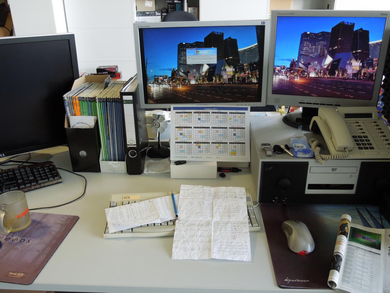 [11/05/2012] Ja, es gibt auch noch ein analoges Office und da für Herrn Spille der Grundsatz 