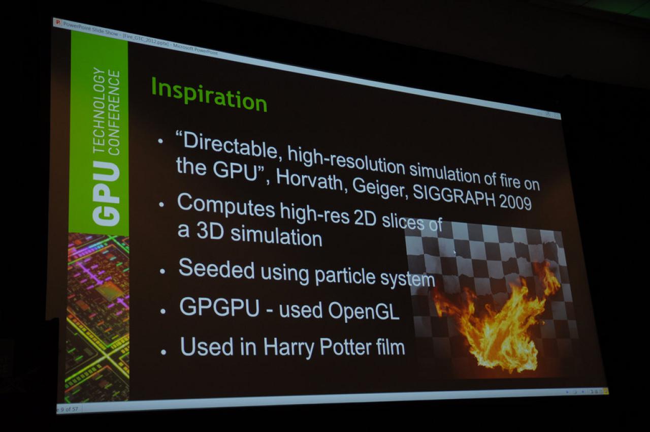 [16/05/2012] GTC 2012: Feuersimulation und -darstellung auf der GPU. (4)