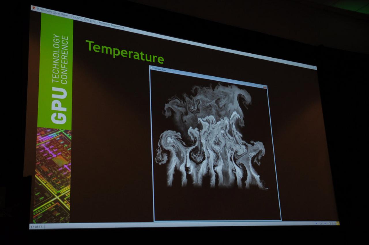 [16/05/2012] GTC 2012: Feuersimulation und -darstellung auf der GPU. (5)