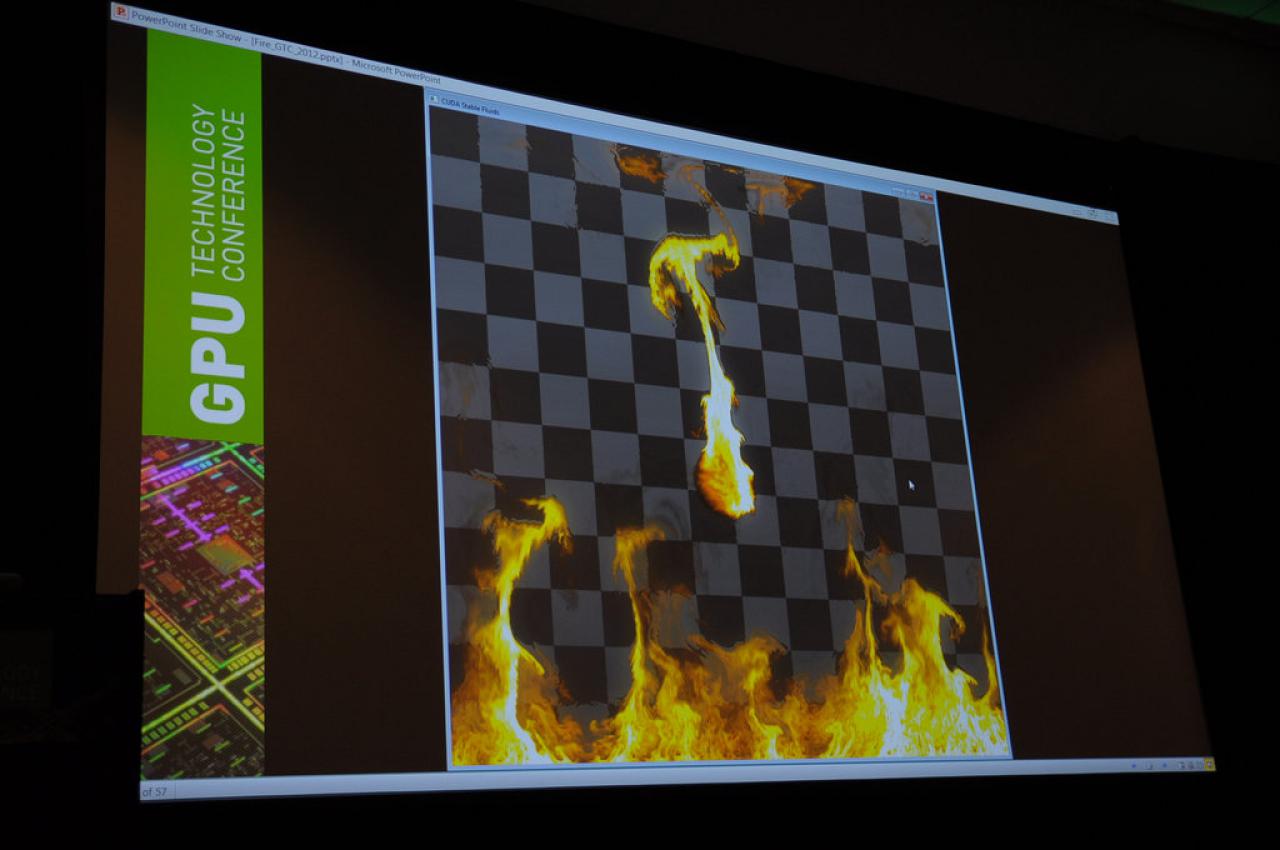 [16/05/2012] GTC 2012: Feuersimulation und -darstellung auf der GPU. (10)