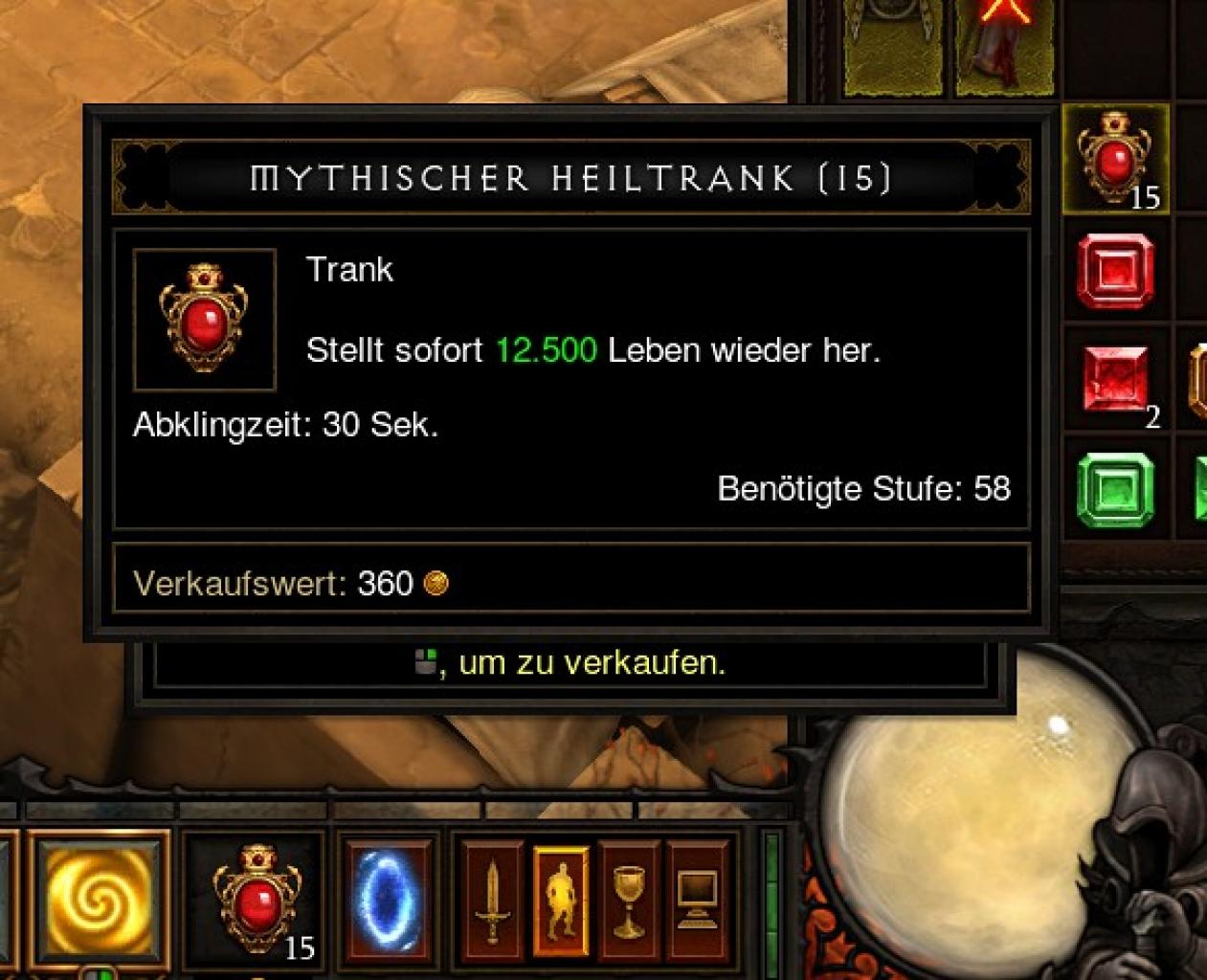 [23/05/2012] Haben Sie immer genug Heiltränke dabei: Ein Heiltrank kann mehr als nur heilen. Er rettet regelmäßig Leben! Haben Sie also immer genug Tränke im Gepäck und geizen Sie nicht mit ihnen. 