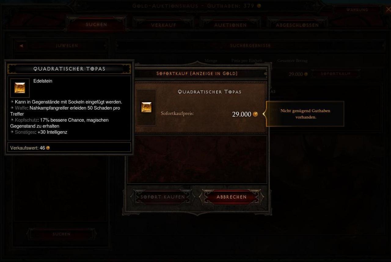 [16/05/2012] Diablo 3 Auktionshaus: Kommentar zur Rechtslage bei virtuellen Gegenständen