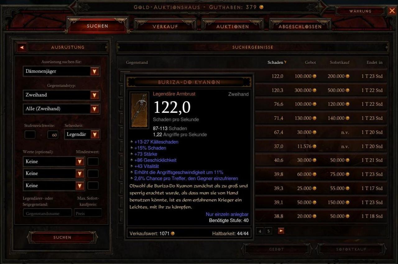 [16/05/2012] Diablo 3 Auktionshaus: Kommentar zur Rechtslage bei virtuellen Gegenständen