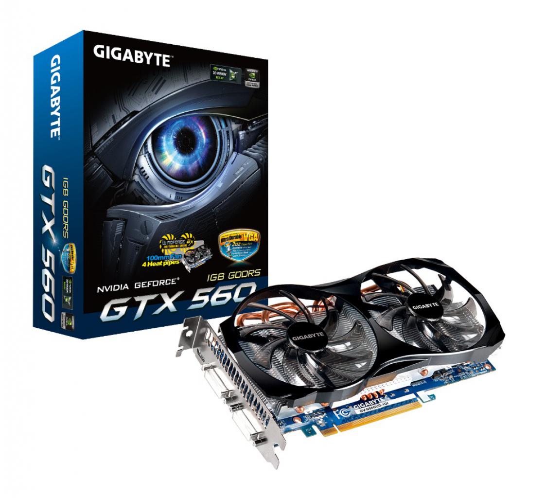 [10/05/2012] Preis-Leistungs-PC Intel: Grafikkarte: Gigabyte Geforce GTX 560 (Geforce GTX 560 mit 1 GiByte) - Ca. € 155,-
