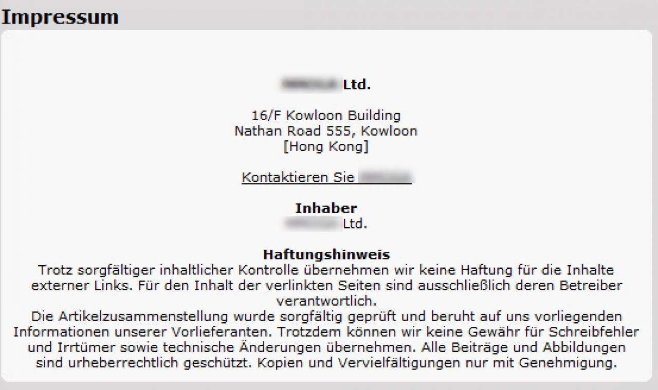 [24/05/2012] Sitzt der Key-Shop in einem Nicht-EU-Land? Urheberrechtsverstöße werden in Europa und den Vereinigten Staaten von Amerika besonders stark verfolgt. Vorsicht, wenn das das Impressum fehlt (bei deutschen Shops Pflicht) oder der Sitz in Asien oder in der Karibik liegt (häufig in den 