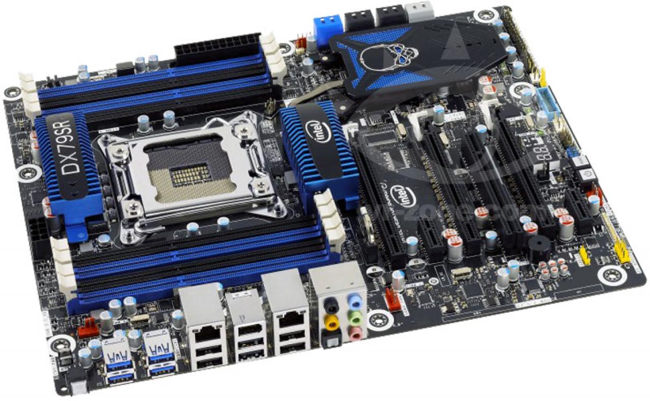 [07/05/2012] Intel enthüllt Sockel-2011-Mainboard Extreme DX79SR