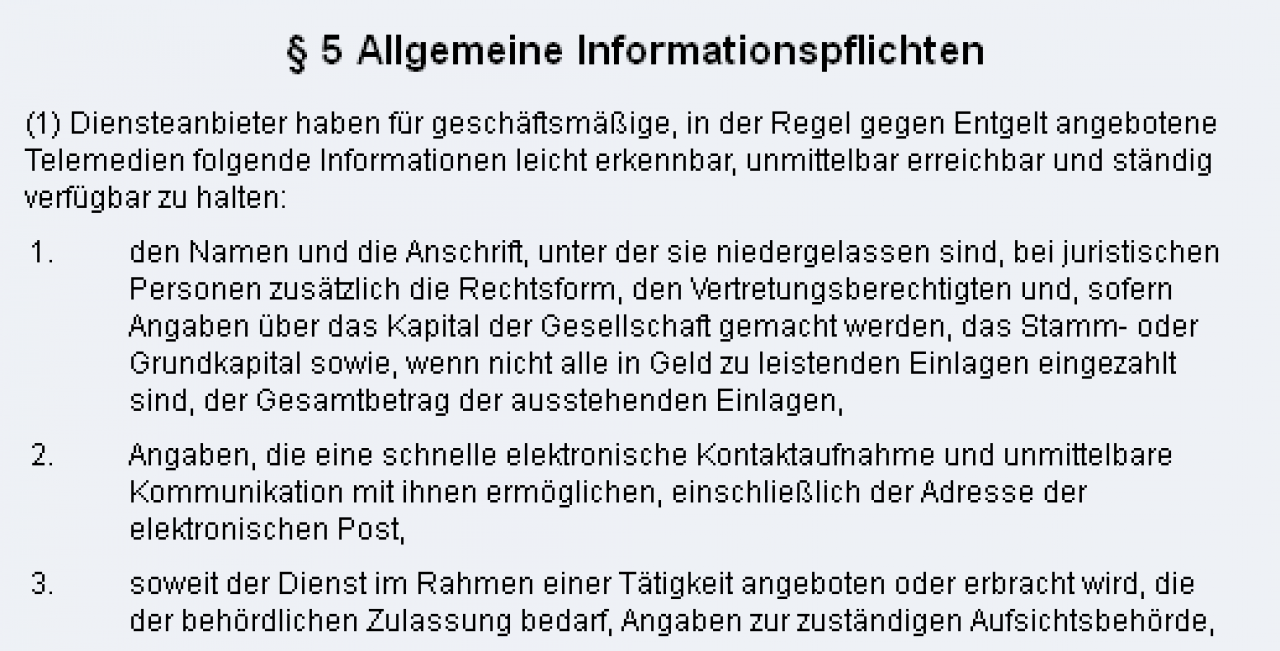 [24/05/2012] Ist das Impressum unvollständig? Wer sich an deutsche Internet-Nutzer wendet, muss ein vollständiges Impressum haben. Dazu gehören die vollständige Anschrift, der Name und die Kontaktdaten des Geschäftsführers sowie eine Telefonnummer. Aber auch für die Abwicklung von Problemfällen sind konkrete Kontaktdaten wichtig und sollten bei Bedarf vor dem Kauf eingefordert werden.
