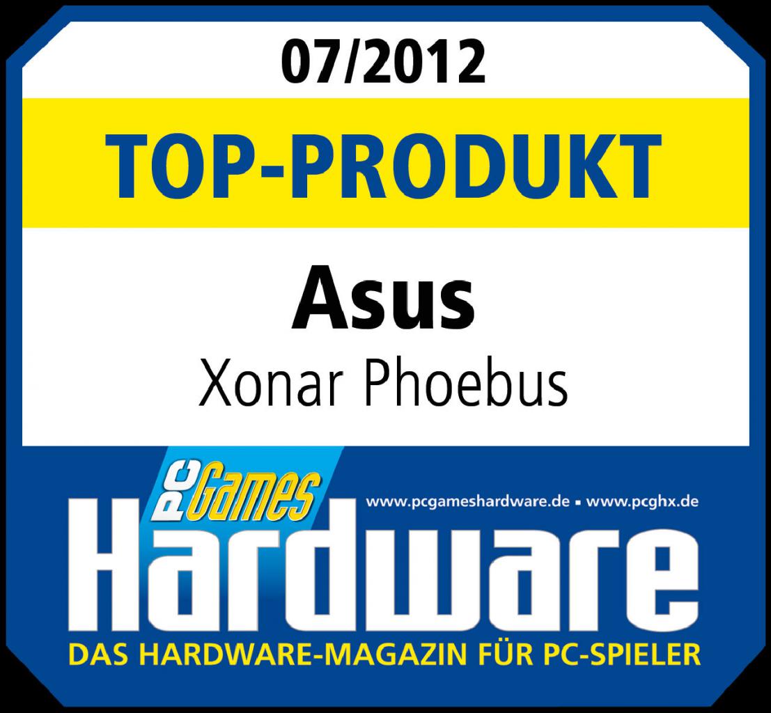 [30/05/2012] PCGH 07/2012 - Top-Produkt - Asus Xonar Phoebus