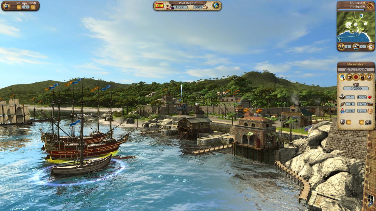 [02/05/2012] Port Royale 3: Screenshot-Impressionen der Wirtschaftssimulation sowie verschiedene Detailstufen im Vergleich (3)