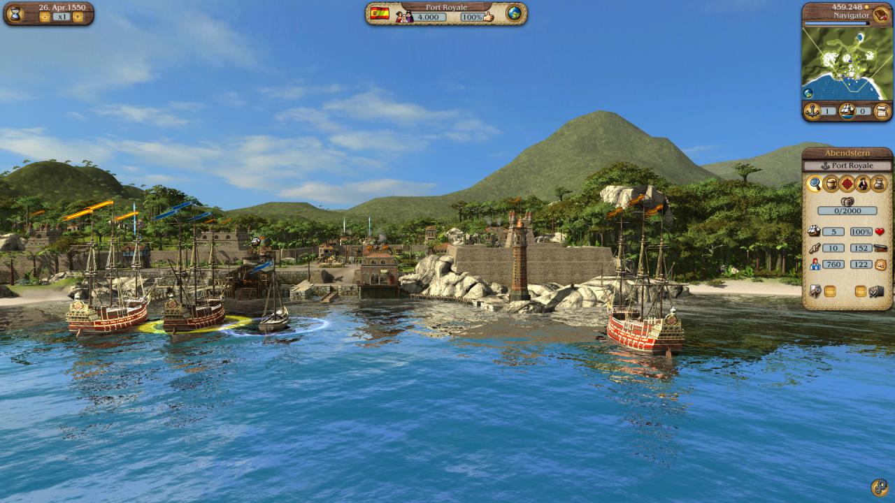 [02/05/2012] Port Royale 3: Screenshot-Impressionen der Wirtschaftssimulation sowie verschiedene Detailstufen im Vergleich (5)