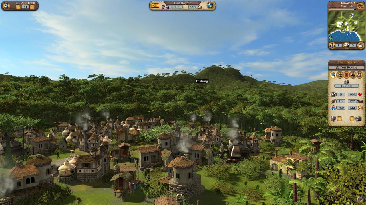 [02/05/2012] Port Royale 3: Screenshot-Impressionen der Wirtschaftssimulation sowie verschiedene Detailstufen im Vergleich (7)