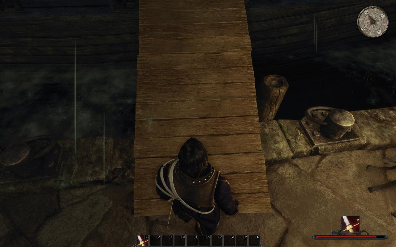 [09/05/2012] Risen 2 Tops: Oberflächendarstellung, wie es sich gehört. Hier: eine Holzplanke.