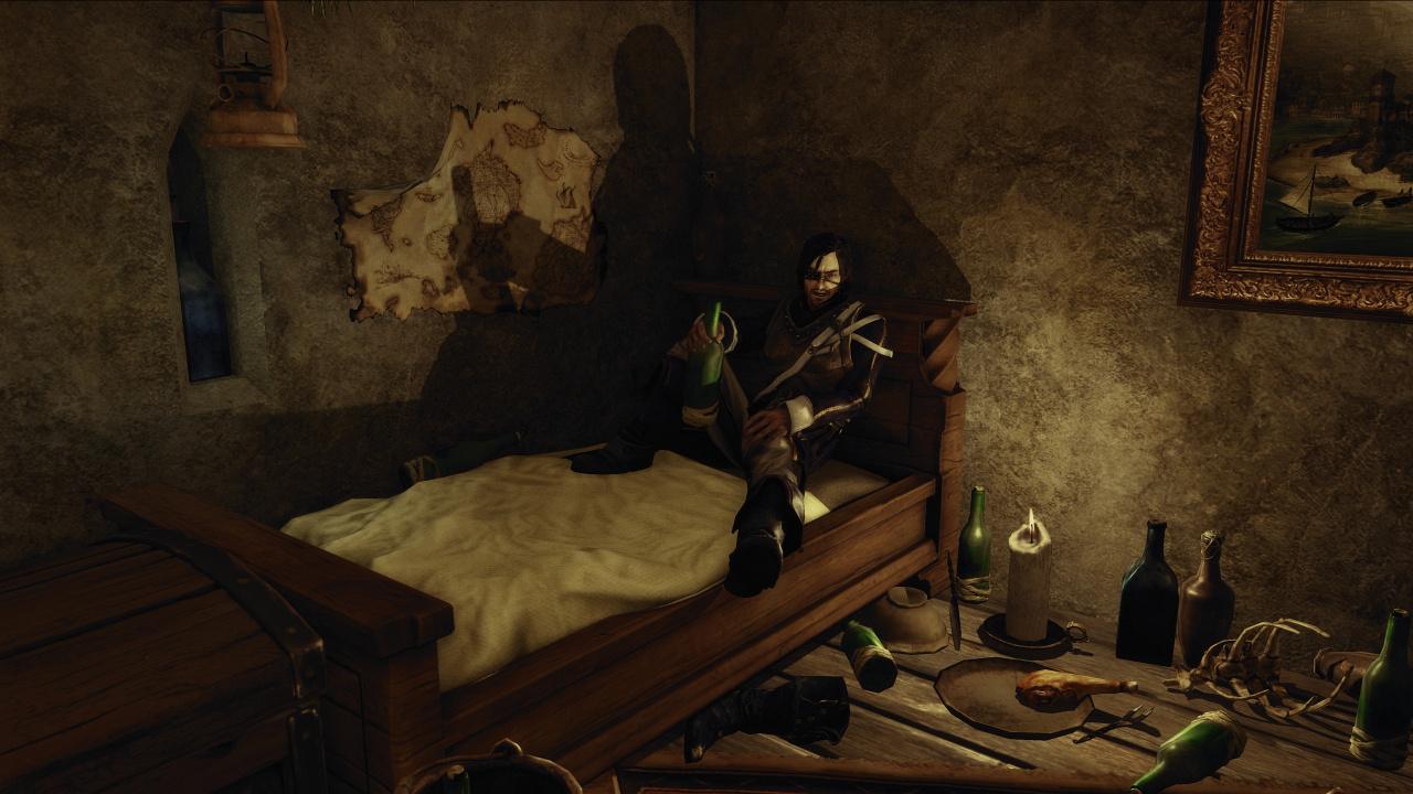 [09/05/2012] Risen 2 Tops. Sauber gefilterte, gut aufgelöste Schatten - drinnen wie draußen.