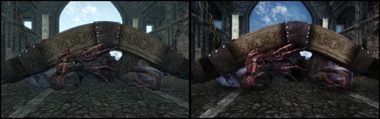 [22/05/2012] Skyrim mit und ohne ENB-Series-Mod by PMind (1)