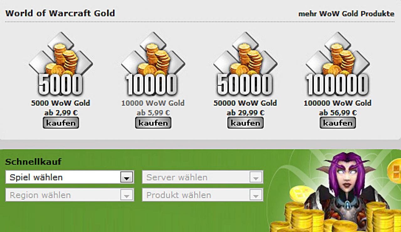 [24/05/2012] Verkauft der Key-Shop auch virtuelle Güter? Sämtliche Online-Dienste und von denen ganz besonders Blizzard mit World of Warcraft untersagen den Verkauf von Accounts und Spielinhalten (Rüstungssets, Gold). Werden diese ebenfalls angeboten, verstößt der Key-Shop gegen die AGB der Online-Dienste. Treue Vertragspartner halten sich normalerweise an die Abmachungen.