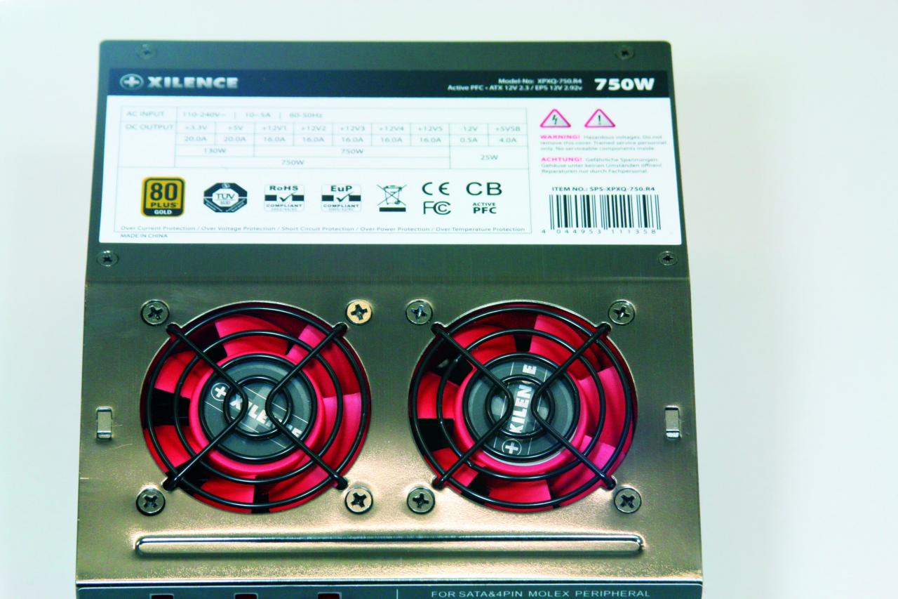 [14/05/2012] Xilence XQ: Semipassive Netzteile mit 750 bis 1.000 Watt und neuartigem Kühldesign vorgestellt
