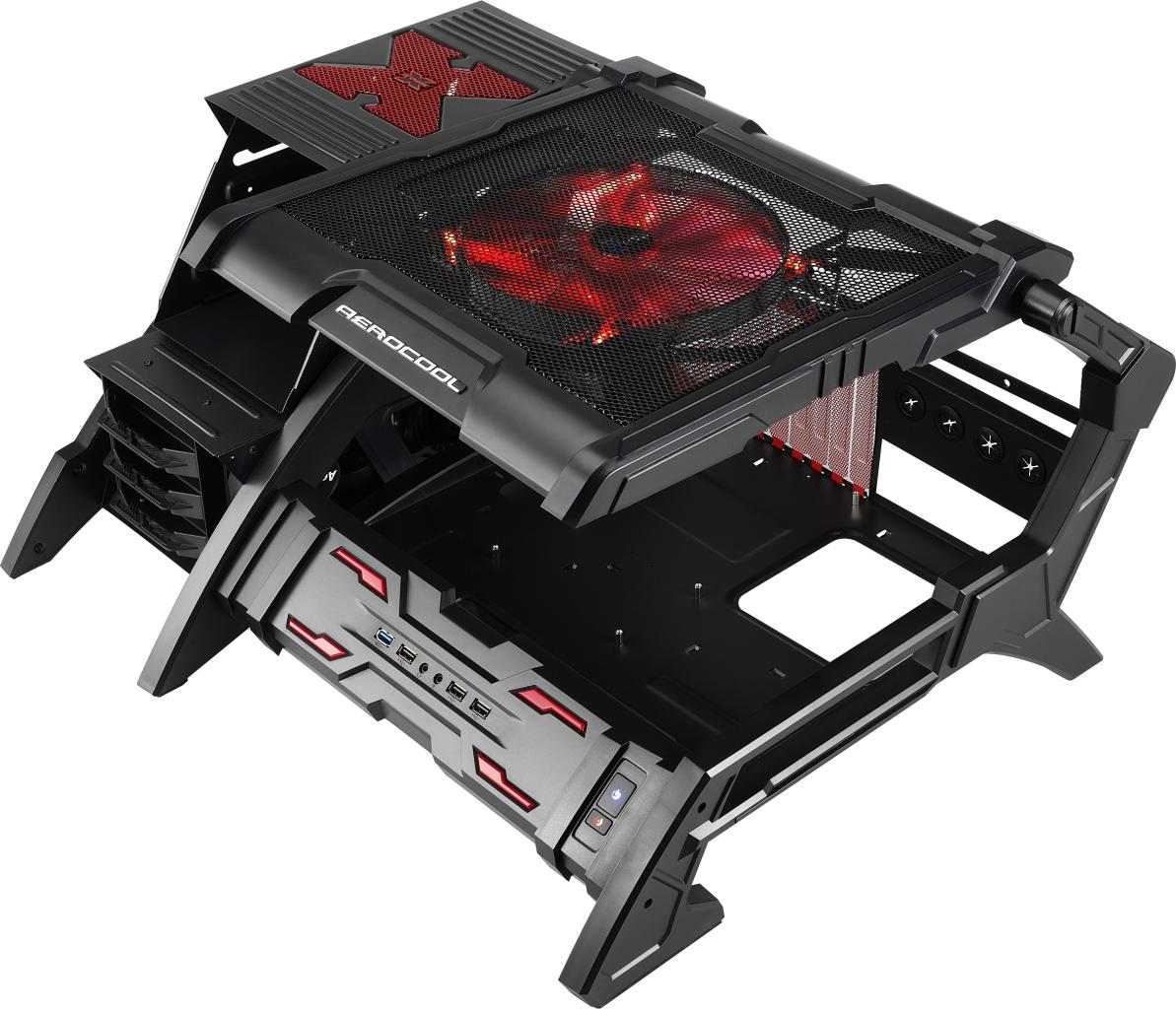 [21/05/2012] Aerocool Strike-X Air: Offenes Gaming-Gehäuse für Bastler und Optik-Fetischisten (10)