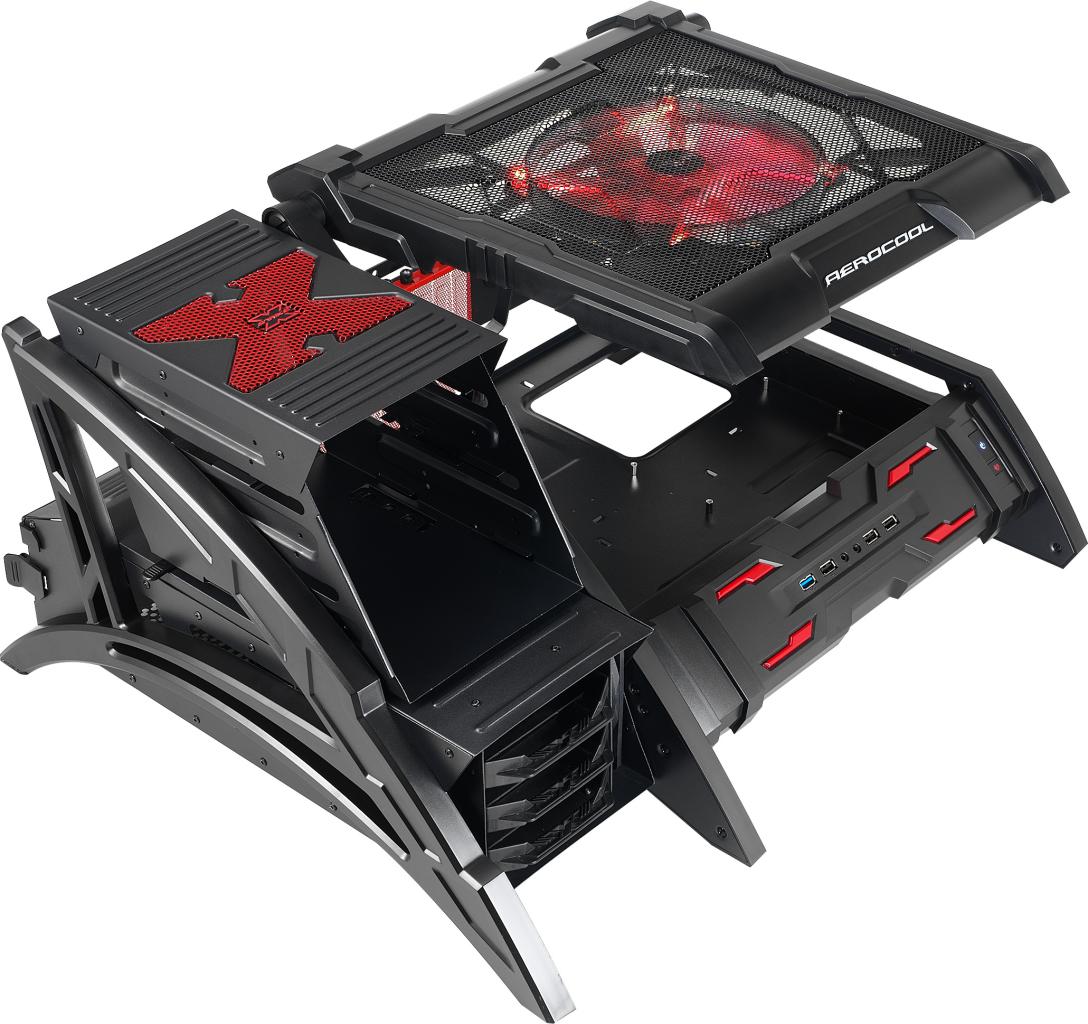 [21/05/2012] Aerocool Strike-X Air: Offenes Gaming-Gehäuse für Bastler und Optik-Fetischisten (7)