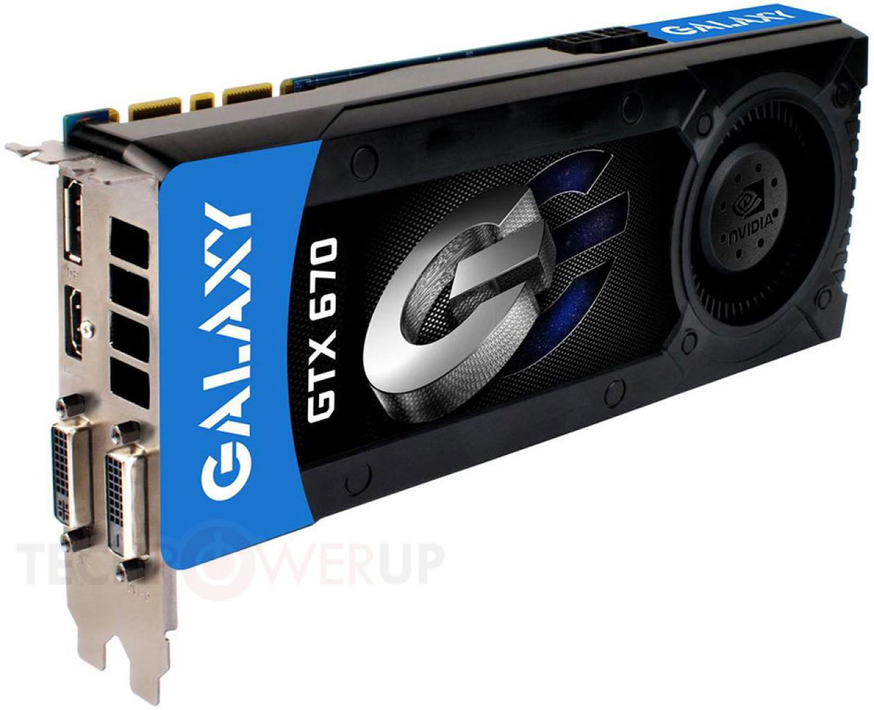 [11/05/2012] Galaxy Geforce GTX 670: 915/980/3.004 MHz