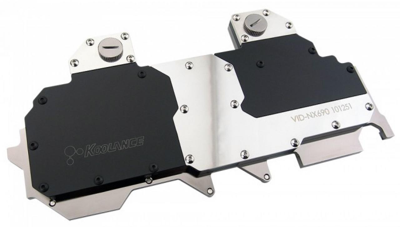 [22/05/2012] VID-NX690: Koolance hat ersten Kühlblock für GTX 690 im Sortiment (1)