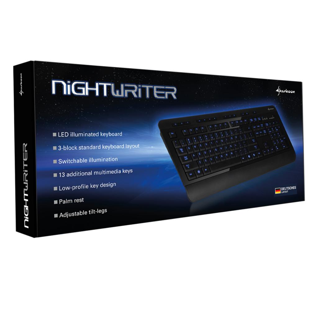 [24/05/2012] Sharkoon Nightwriter: Low-Profile-Tastatur mit LED-Beleuchtung und 13 Multimedia-Tasten (5)