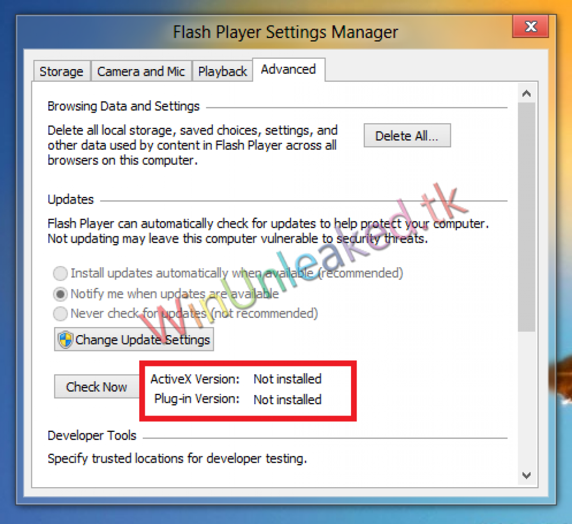 [25/05/2012] Windows 8 erscheint mit vorinstalliertem Flashplayer (2)