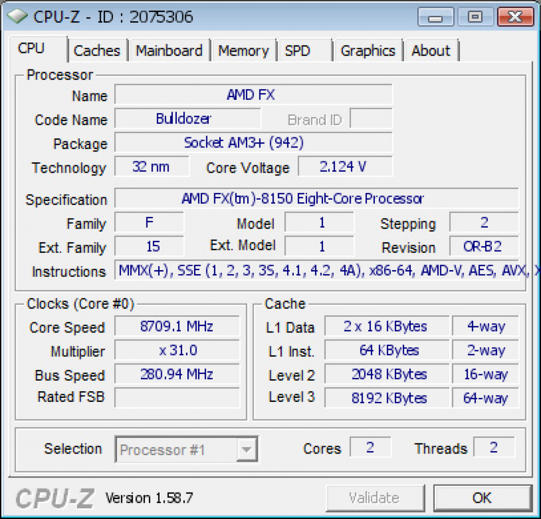 [21/06/2012] Zwei Rekorde an einem Tag: AMD FX mit 8.594 und 8.709 MHz (1)