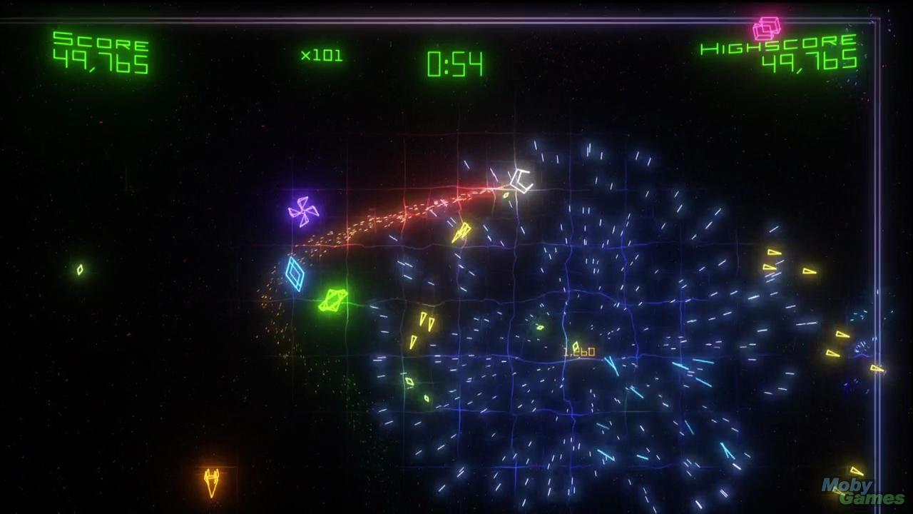 [19/06/2012] Geometry Wars: Wie kann das bunte Geflimmer von Geometry Wars noch unübersichtlicher und chaotischer werden? Die Entwickler hatten die Antwort parat: Indem man einen Koop-Modus integriert, bei dem noch mehr feindliche Schiffe explodieren und für Unordnung sorgen. (lokal: 4)